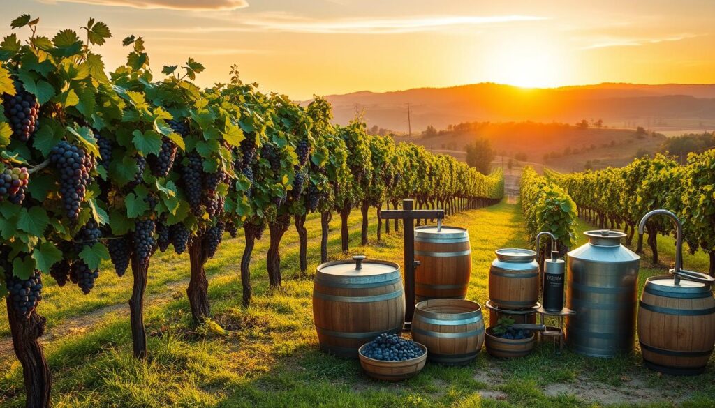 Weinherstellung Schritt für Schritt