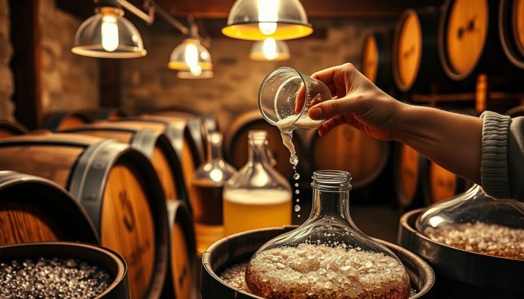 Gärung und Zuckerzugabe