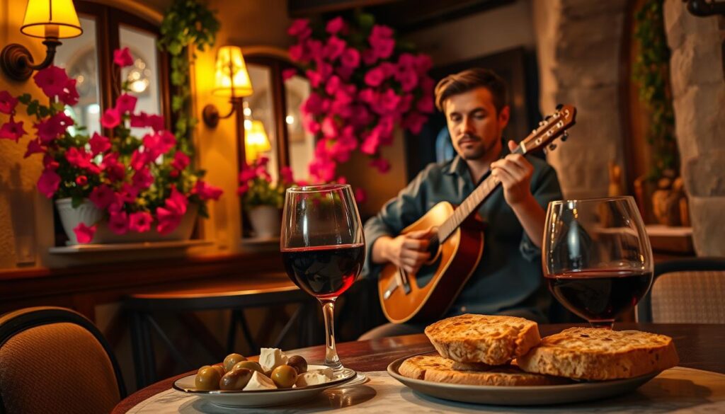 Griechischer Wein und Musik Griechischer Wein und Musik