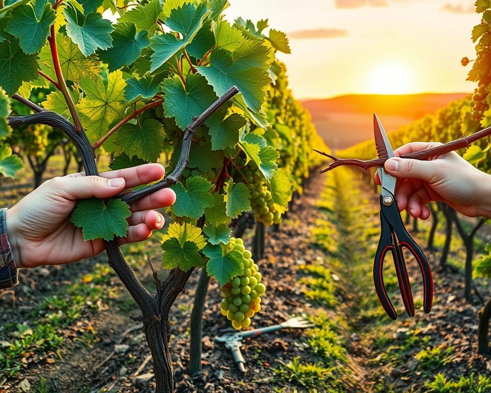 Bogenrebenschnitt Zapfenschnitt Vergleich
