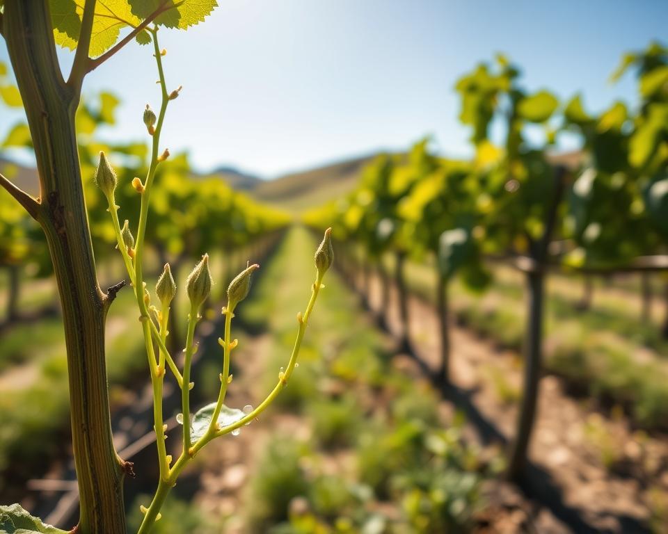 Wachstumsverhalten Weinreben Triebe Augen